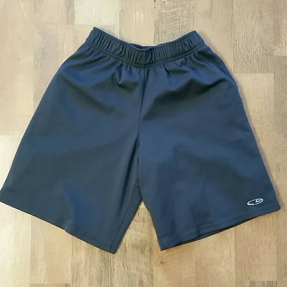 Champion C9 Boys Mesh Athletic Grey Shorts Size Large 12-14